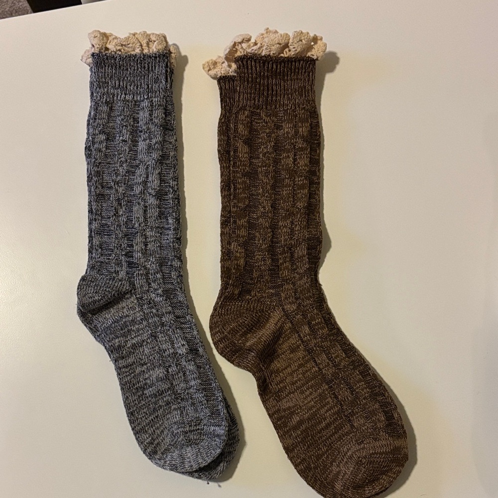 Vintage women’s boot sock bundle